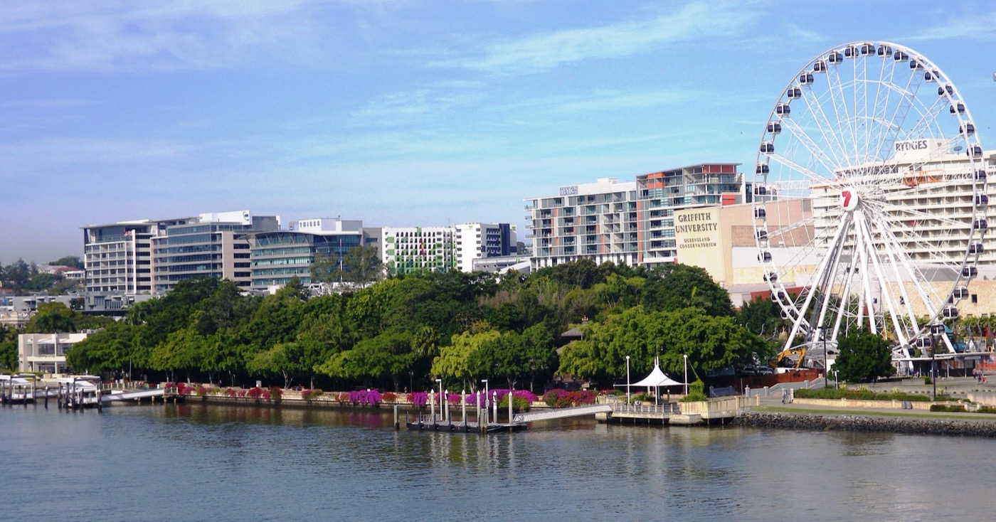 South Bank Parklands in Brisbane
