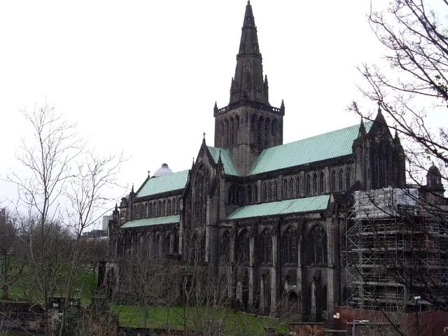 Glasgow Cathedral seen from the hillside Necropolis