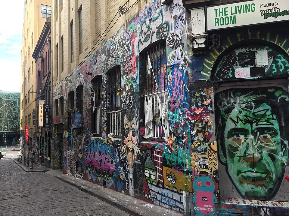 Street art in Hosier Lane, Melbourne